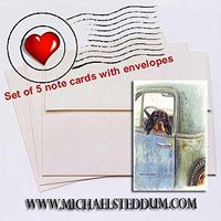 Michael Steddum Gordon in a 55, Gordon Setter Note Card Set