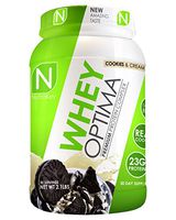 NutraKey Whey Optima Protein Powder, Cookies & Cream, 2.1 Pound