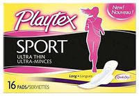 Playtex Sport Ultra Thin with Wings Pads - 16 ct