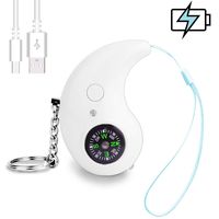 Gifts for Women Wife Child, Rechargeable Personal Alarm, 130 db Safesound Personal Security Alarms Keychain for Women with Bright LED Lights, Emergency Self Defense for Kids & Elderly