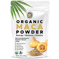 Earth Circle Organics - Organic Maca Root Powder, Natural Superfood, Helps with Energy, Hormone, Weight and Women's Fertility - USDA & Vegan Certified - 1 Pack