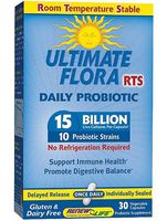 Ultimate Flora Everyday Probiotic Go Pack 15 Billion CFUs (30 Vegetable Capsules)
