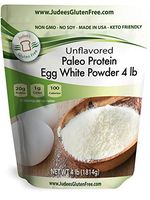 Judee's Egg White Protein Powder (4 lbs) Keto, Non GMO, Dairy Free, Soy Free, Dedicated Gluten & Nut Free Facility, Made in USA