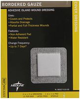 Medline Gauze Bordered, 2 Inch x 2 Inch, 15 Count