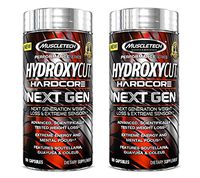 MuscleTech Hydroxycut Hardcore Next Gen, Scientifically Tested Weight Loss and Energy, Weight Loss Supplement, 200 Capsules