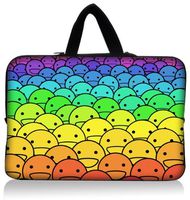 14.6 Inch Laptop Bag Sleeve Handle Bag Briefcase for 14 inch 14.1 inch 14.4 inch 14.6 inch Laptop Computers- Smiles Yellow Green