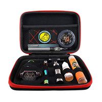 Wolfteeth Vapor Case Black Hard Shell Vapor Pouches Supplies Organized Accessories Vape Bag Fits Coils Tank Holder Vaporizer Holster (Case Only) Black 1226