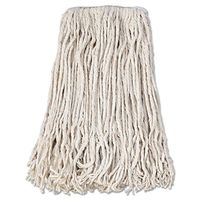 Boardwalk CM02024S Banded Cotton Mop Head, 24, White, 12/carton