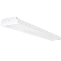 Hykolity 4FT LED Wraparound Light 40W 4 Foot LED Shop Lights For Garage, [2-lamp 32W Fluorescent Equiv.] 4400lm 5000K Daylight LED Wrap Light, Flushmount Office Ceiling Light Fixture ETL Listed 1 Pack