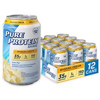 Pure Protein 35g Shake - Banana Cream, 11 ounce, 12 Count
