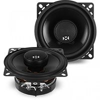 NVX 4-inch Professional Grade True 60 watt RMS 2-Way Coaxial Car Speakers [ N-Series ] with Silk Dome Tweeters, Set of 2 [NSP4]