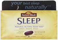 Nature Made Softgel Sleep Natural Sleep Aid (150 Liquid Softgels)