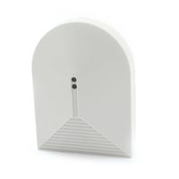 uxcell DC12V Wireless Window Glass Break Detector Alarm White for Home Security System