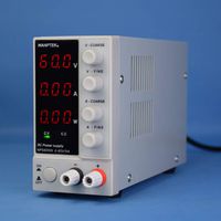 KKmoon DC Power Supply, NPS605W 0-60V 0-5A Switching DC Power Supply 3 Digits Display LED High Precision Adjustable Mini Power Supply AC 115V/230V 50/60Hz Voltage & Current Regulated Dual Output