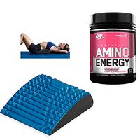 Pre-Workout Nitric Oxide Bl 62 Servings Juicy Strawberry (9/10 Rating on Bodybuilding) + Ergonomic Back Roller