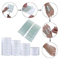 Transparent Stretch Adhesive Sticker,Tattoo Bandage Roll - Waterproof Transparent Adhesive Dressing Fixer Plaster Stretch Fixation Tape Bandage (7.9inch*11yard)