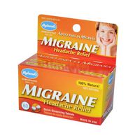 2 Packs of Hyland's Migraine Headache Relief - 60 Tablets
