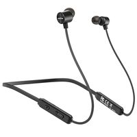 Mpow A7 Bluetooth Headphones 10H Playtime, V5.0 Bluetooth Neckband Headphones IPX7 Waterproof w/Call Vibrate, Wireless Earbuds Sports Magnetic, CVC6.0 Noise Cancelling & MEMS Mic, Black