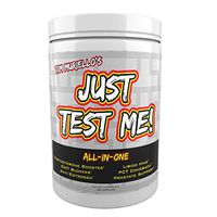 Just Test Me! All-In-One Insanely High Dosed Natural Testosterone Booster - Post Cycle Therapy PCT - Anti-Estrogen - DHT Blocker - Prostate Support - Power - Extra Strength (360 Caps)