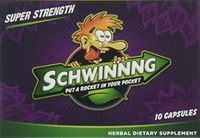 SCHWINNNG * Super Strength - New All-Natural Male Enhancement Pill * from The Makers of Sustain (10 Capsules)