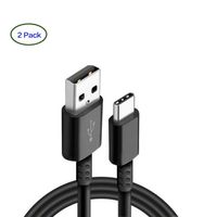 2 Pack USB-C Type C to Type A Sync Data Transfer Charger Power Cable Cord for Gopro Hero 7 Black, Gopro Hero 7 Silver, Gopro Hero 7 White, Hero 5 Black and GoPro Hero 6