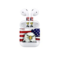 Vinyl Skin Decal for Airpods Bluetooth Earphone Case Protective Sticker Wrap Cover Skins-Eagle