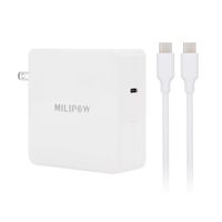 MiliPow 87W USB C Power Adapter Charger Compatible Apple New MacBook 13.3 15 inch 2016 2017 2018+Free 6ft Cable