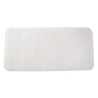 1 Style Selections 36-in x 17-in White Polyester Bath Mat 37807