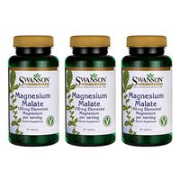 Swanson Magnesium Malate (150 Milligrams Elemental) 1000 Milligrams 60 Tabs (3 Pack)