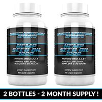 Hemp Seed Oil Capsules 1000my 2 Bottles 120 Capsules 2 Month Supply