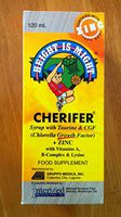 2 Cherifer Syrup w/Taurine, CGF (Chlorella Growth Factor) and Zinc (2 x 120ml)