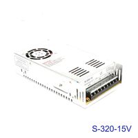 Power Supply 15V 320W 20A AC to DC Power Supply AC DC Converter S-320-15
