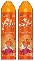 Glade Air Freshener Spray - Limited Edition - Winter Collection 2017 - Cozy Autumn Cuddle - Net Wt. 8 OZ (227 g) Per Can - Pack of 2 Cans