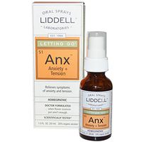 Liddell, Letting Go, Anx Anxiety + Tension, Oral Spray, 1.0 fl oz (30 ml) - 2pc