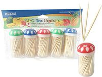 5 pcs Toothpicks with Displayensers 150 Toothpicks Each, Case of 96