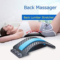 khkadiwb Back Massage Stretcher, Back Lumbar Stretcher Support Massage Fitness Posture Corrector Spine Adjuster 4#