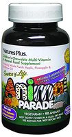 Nature's Plus Animal Parade Children's Chewable Multi-Vitamin and Mineral Supplement Assorted Flavors - 90 Chewable Tablets