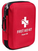 First Aid Kit - 200 Piece - for Car, Home, Outdoors, Sports, Camping, Hiking or Office | Red Case Fully Packed with Emergency Supplies