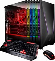 iBUYPOWER - Desktop - Intel Core i7-16GB Memory - NVIDIA GeForce GTX 1080-1TB Hard Drive + 240GB Solid State Drive - Windows 10 -Gray/Black