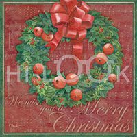 Hi-Look Microfiber Cleaning Cloth - Holiday Decorations - Wreath