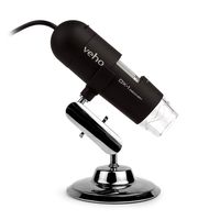 Veho Discovery DX-1 USB Digital 2 Mega Pixels HD Microscope | x200 Magnification | Photo/Video Capture & Record | Adjustable Stand | MicroCapture Software | Apple Mac Compatible (VMS-006-DX1)