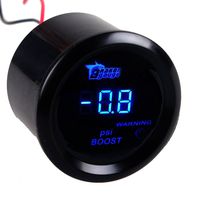 Etopars 2" 52mm Black Car Auto Digital Blue LED Light PSI Turbo Boost LED Gauge Meter