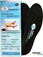 Cloud9 Dynamic Liquid Massaging Orthotic Insoles | Best Shoe Inserts | Arch Support & Foot Pain Relief | Premium Glycerin Filled Insert | Absorbs Shock (L - Men 7.5-9 Wide | Women Size 9-10.5 Wide)