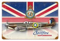 MTL Sign Spitfire Union Jack