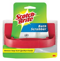 3M Scotch-Brite Handled Bath Scrubber, 3.5 in. x 5.8 in., 1/Pack - 7723