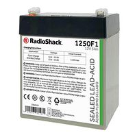 RadioShack 12V 5Ah Sealed Lead-Acid (SLA) Rechargeable Battery