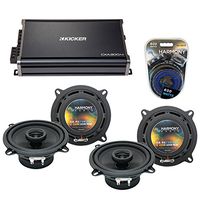 Compatible with Lexus GS 300/400/430 93-05 OEM Speaker Replacement Harmony (2) R5 & CXA300.4 Amp (Renewed)