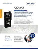 Olympus DS-3500 Professional Dictation Digital Recorders DS3500
