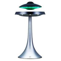 DSHUJC Magnetic levitation UFO Bluetooth Sound LED Flash Wireless Floating Rechargeable Maglev Speaker subwoofer Suitable Microphone Waterproof Bluetooth Speaker