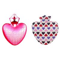 Heart Washable Soft Cover Fashion Safe Hot Water Bottle Bag-A01